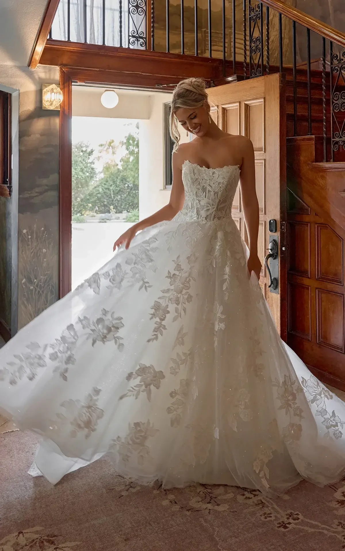 Floral Wedding Dresses for 2026: Blooming Details Brides Adore Image