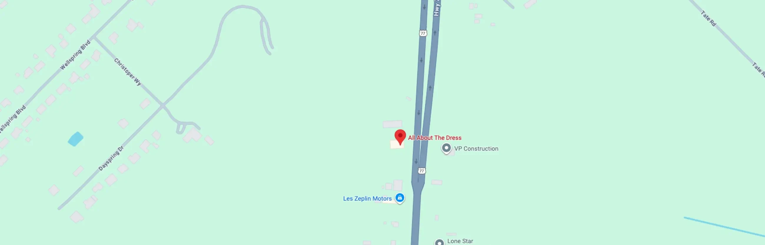 All About The Dress Map