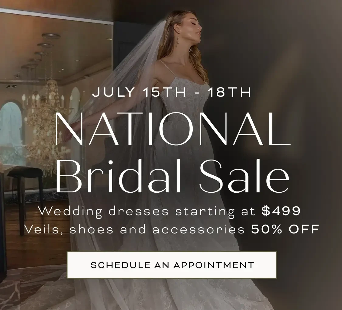 National Bridal Sale 2026 Banner for Mobile